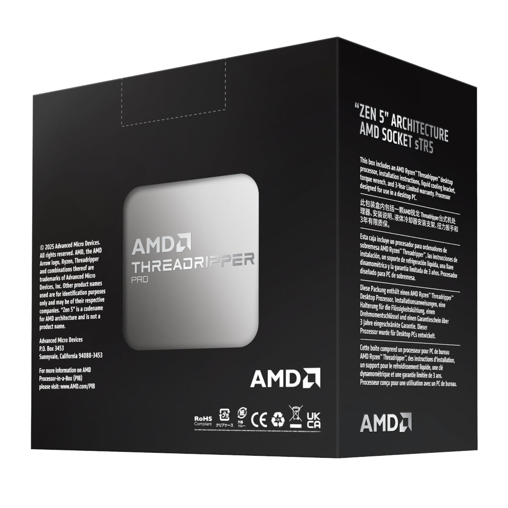 AMD Ryzen Threadripper Pro 9975WX 32-Core 4.0GHz CPU