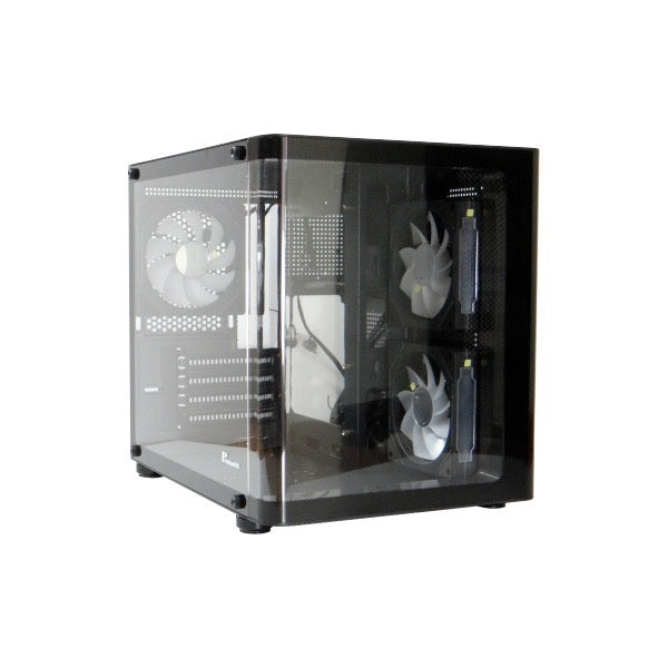 PremiumSun C916BS Gaming Case Including 3 ARGB Fans