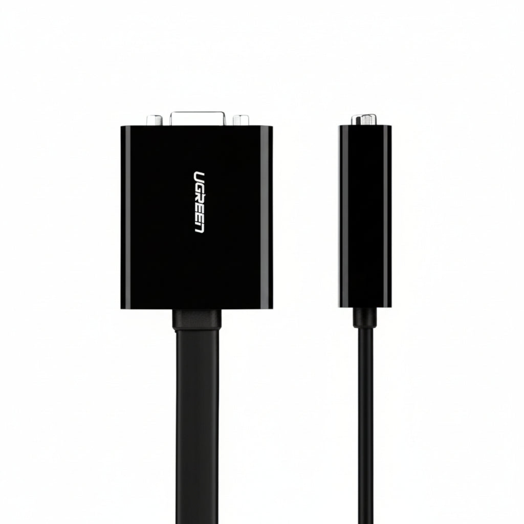 UGREEN DVI-D 24+1 to VGA Active Video Adapter (Male to Female) – Black
