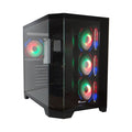 PremiumSun C918BS Gaming Case Including 4 ARGB Fans