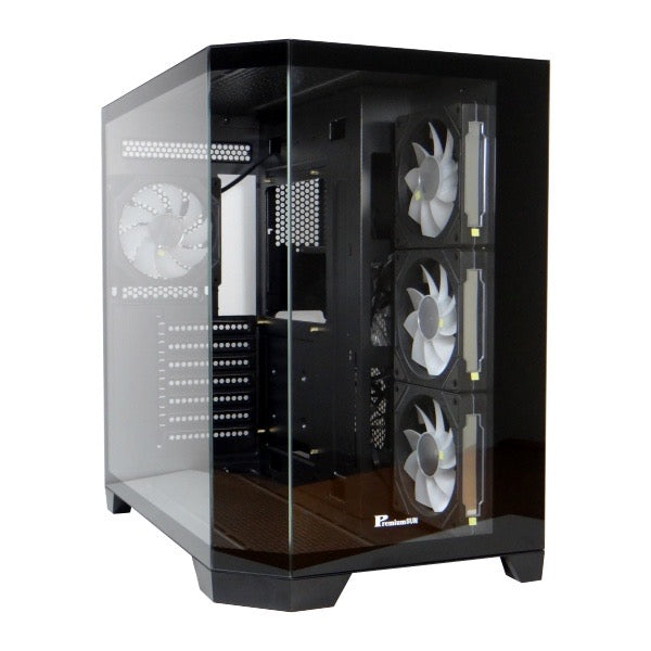 PremiumSun C918BS Gaming Case Including 4 ARGB Fans