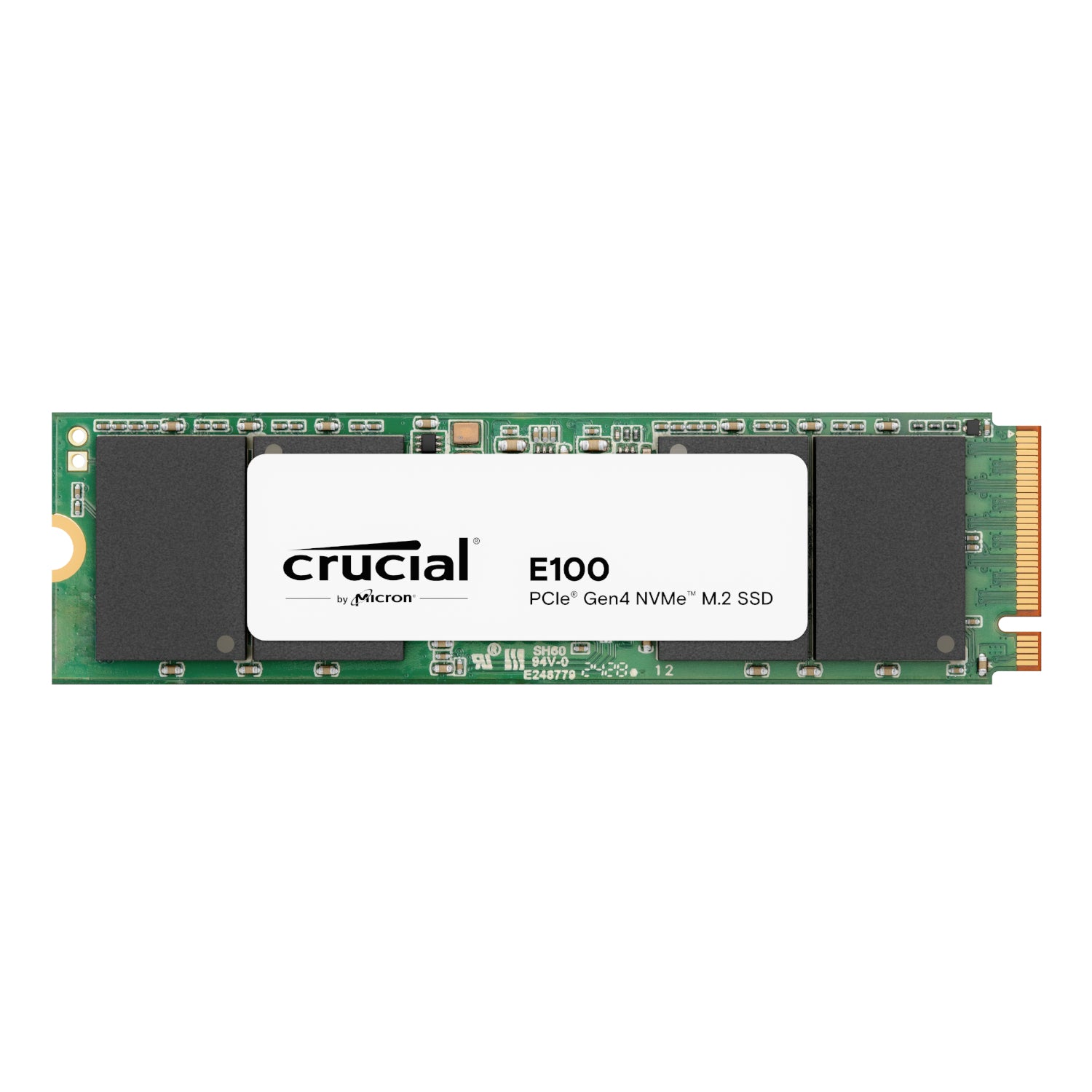 Asus Cobble M.2 SSD Type-C Enclosure and Crucial E100 480GB NVMe Bundle - Grey