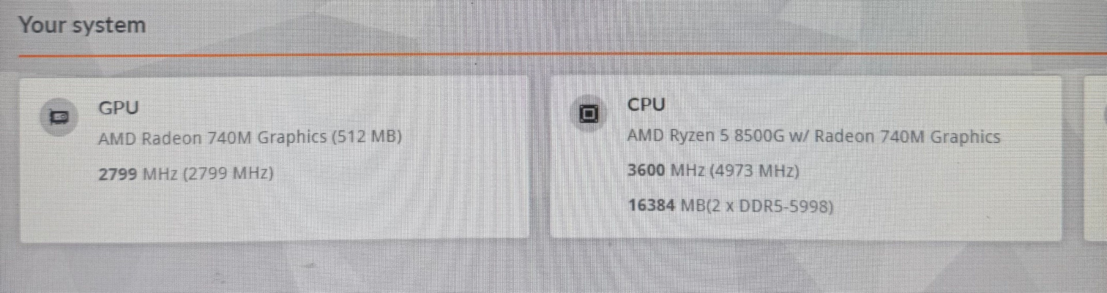 [USED] Ryzen 5 8500G 6-Core AM5 CPU