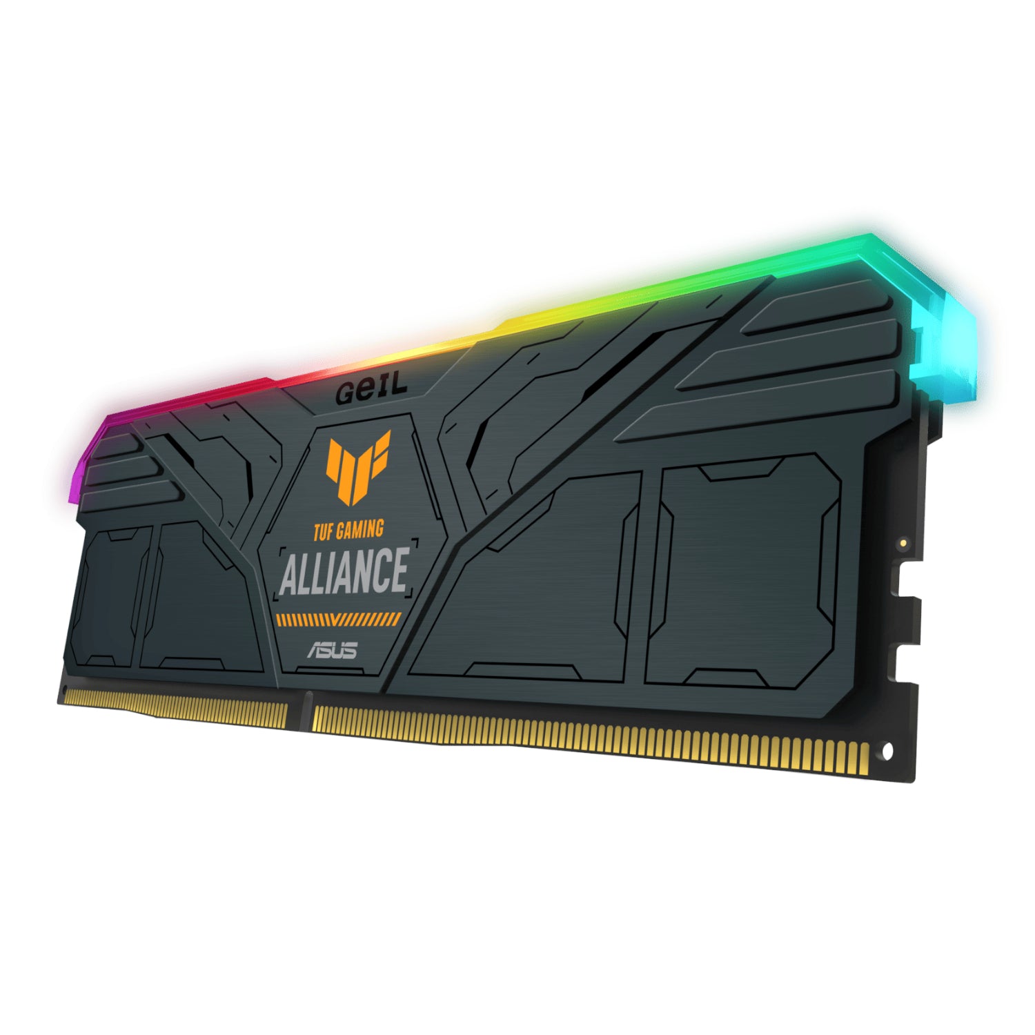 Geil Gemini TUF RGB 32GB KIT(2X16GB) 6000MHz DDR5 Desktop Gaming Memory - Grey
