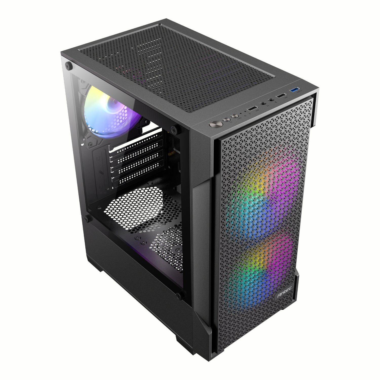 Antec VX100M ARGB Micro-ATX Mini Tower Gaming Chassis