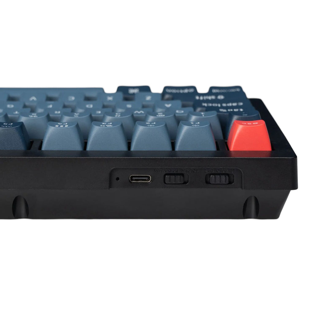 Keychron V6 Max QMK/VIA RED Wireless Custom Mechanical Keyboard | RED Switch - Black