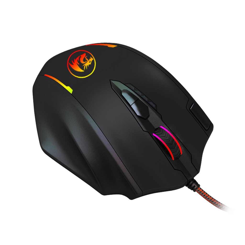 REDRAGON IMPACT 12400DPI MMO Gaming Mouse - Black