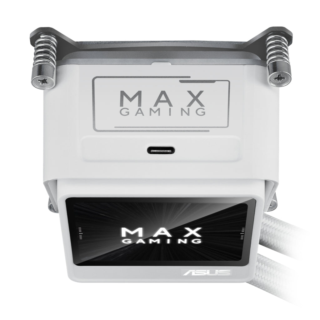Asus MAX Gaming LC 360 ARGB LCD All-in-one CPU Liquid Cooler - White