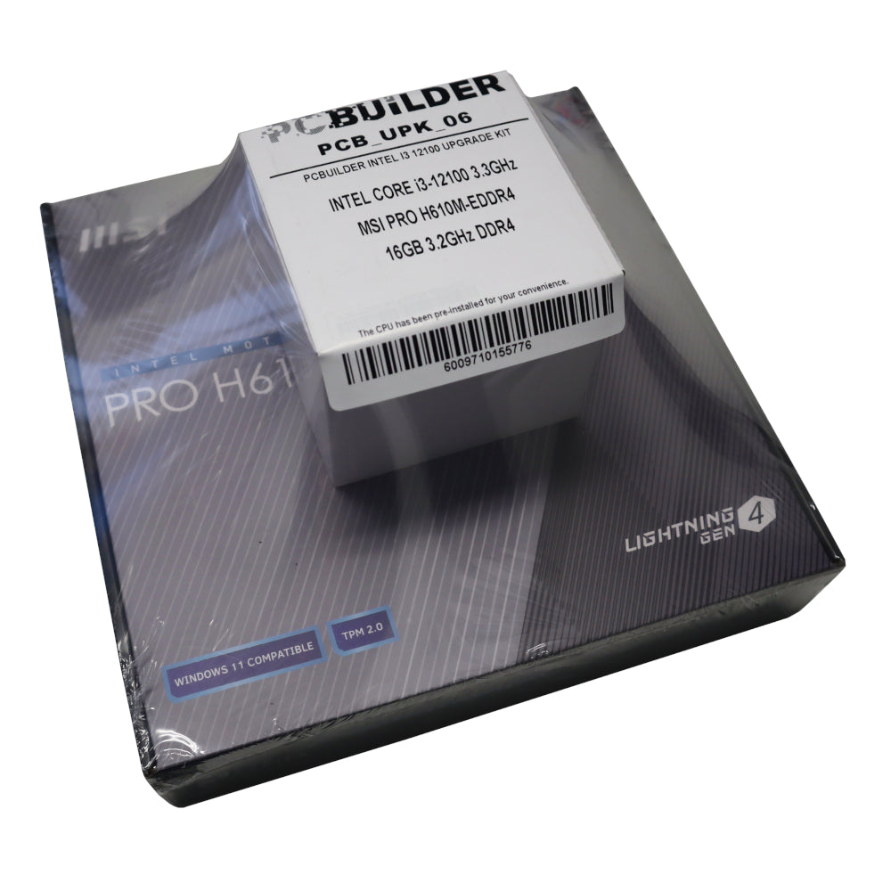 PCBuilder Intel Core i3-12100 LEVEL UP Core Upgrade Kit