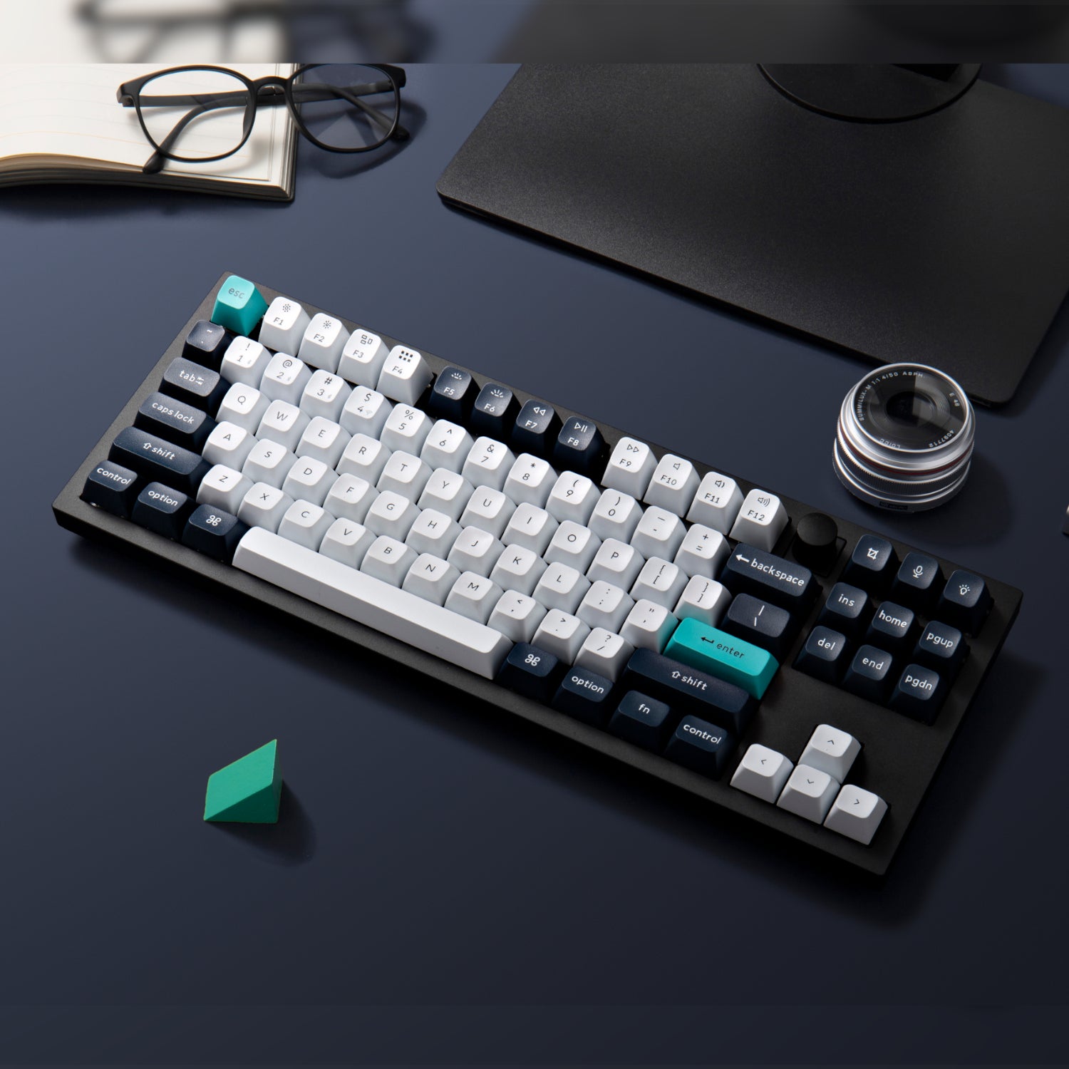 Keychron Q3 Max QMK/VIA 80% Wireless Custom Mechanical Keyboard (Banana Switch) - Carbon Black