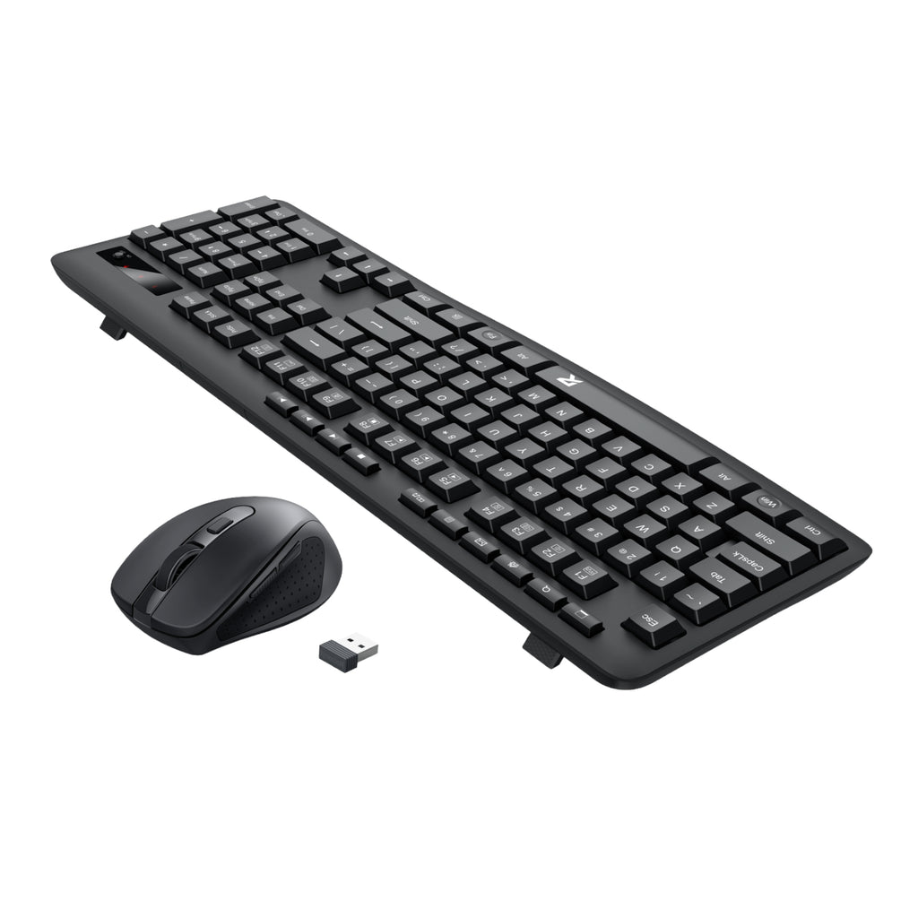 Redragon BS-7367-B Wireless Office Keyboard and Mouse Combo - Black