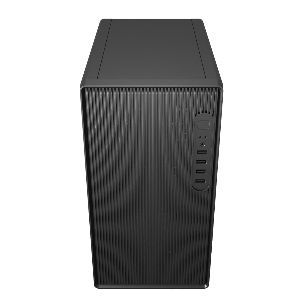 FSP S120 M-ATX Mid Tower Desktop Chassis - Black
