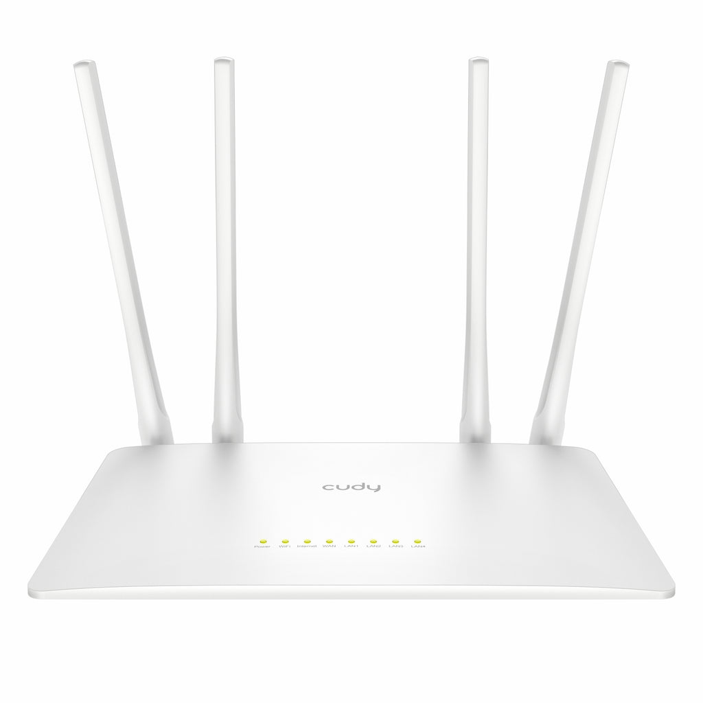 Cudy WR300S 300Mbps 5-Port Wi-Fi 4 Router – White